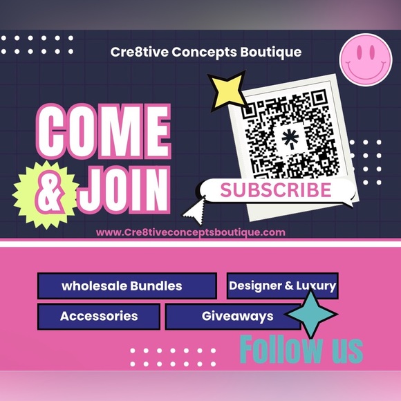 Cre8tive Concepts Boutique Handbags - 🚂🚂 LIVE LISTING Endless Fun Follow us on social media platforms
